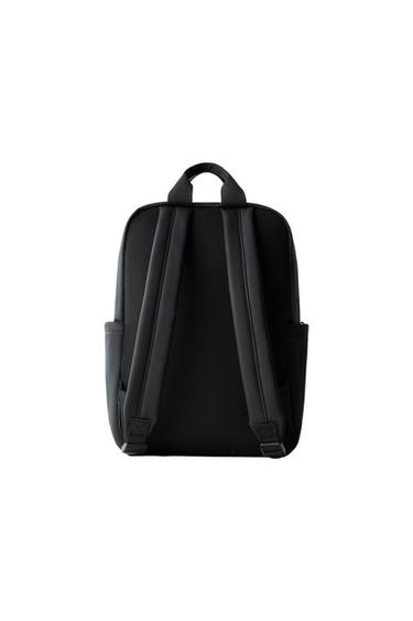 RUBBERIZED BACKPACK — Black 2