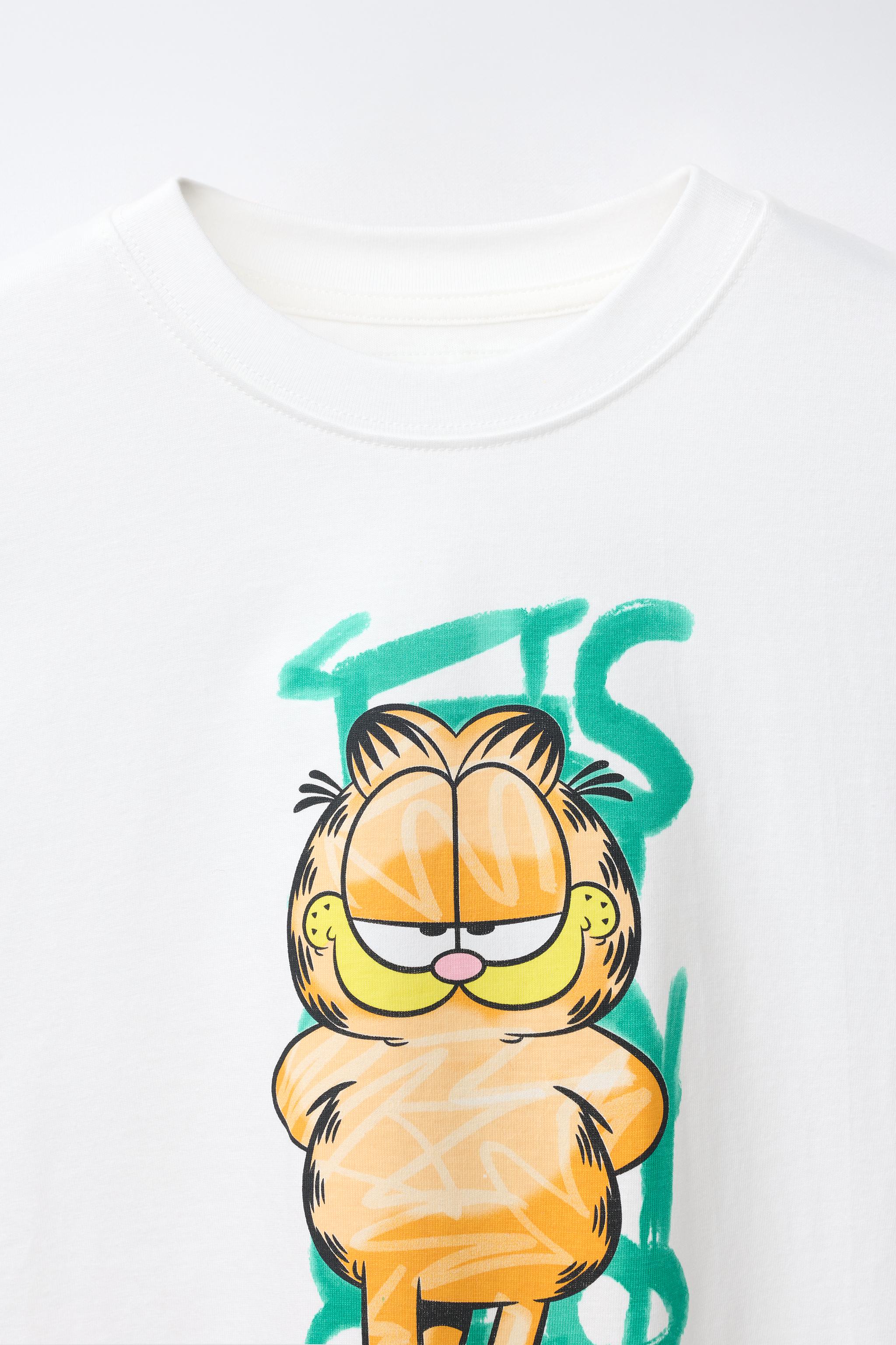 Детские футболки Zara GARFIELD © PAWS INC GRAFFITI T-SHIRT — фото 3