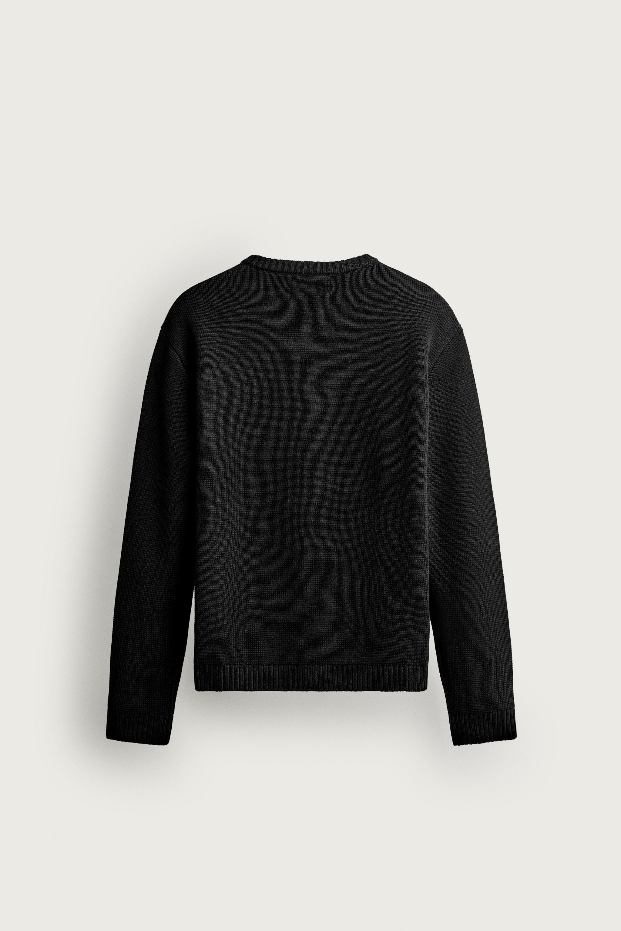 ZARA ラップカーディガン ボタンレス Lサイズ ストレッチ混 着流し 希少 レギュラーフィット ニットカーディガン - ブラック | ZARA Japan / 日本