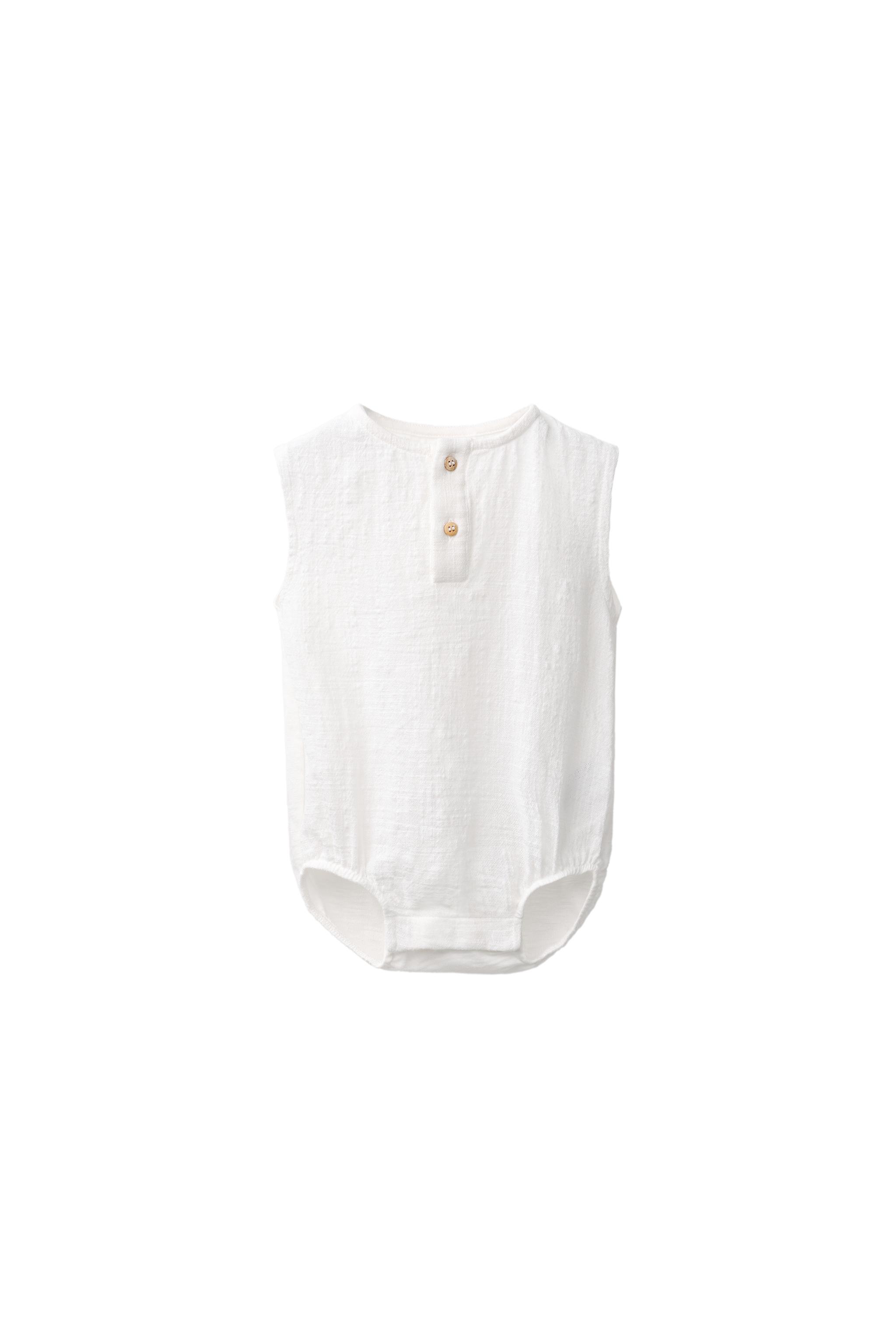 COMBINATION BODYSUIT — White (alternate view)