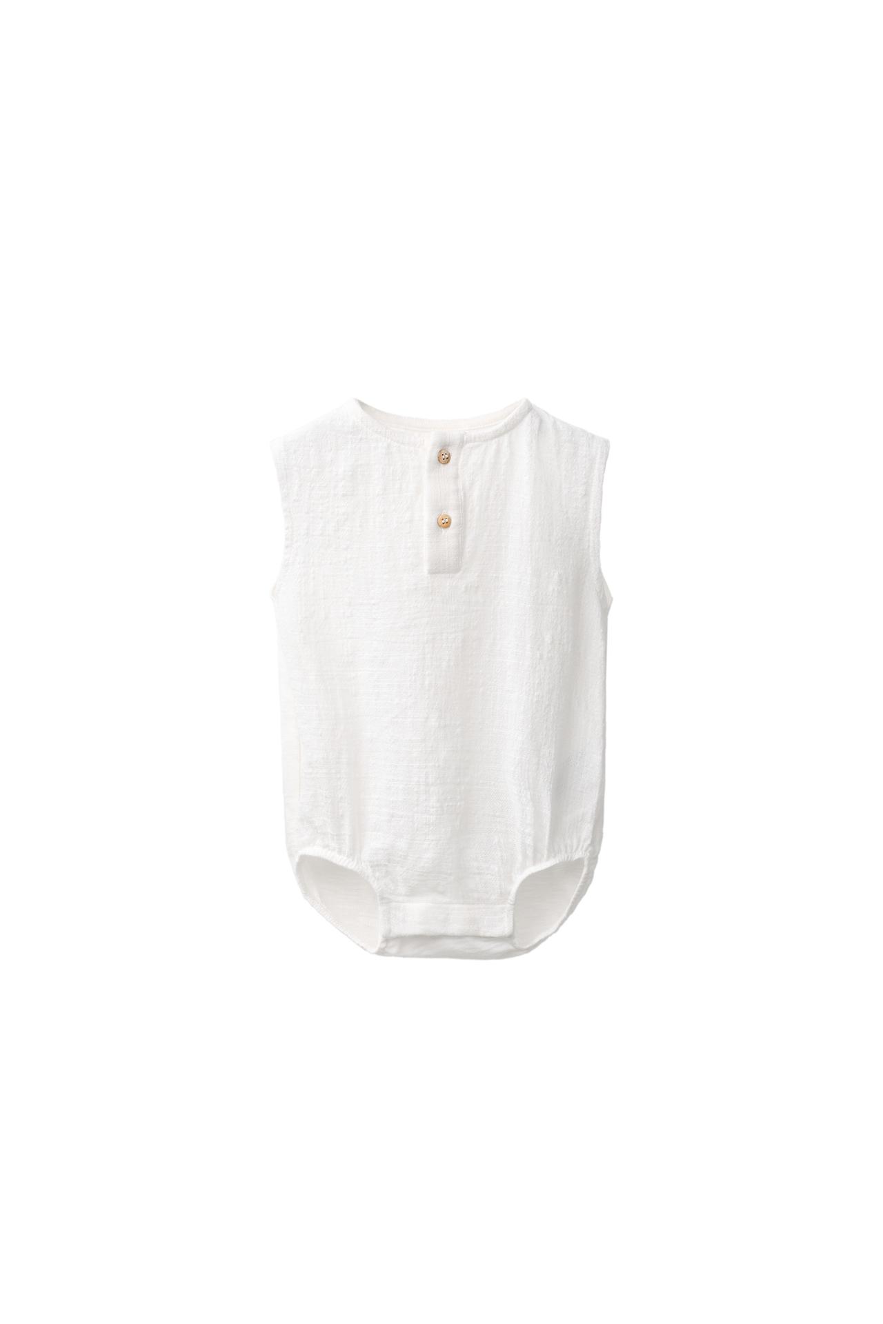 COMBINATION BODYSUIT — White