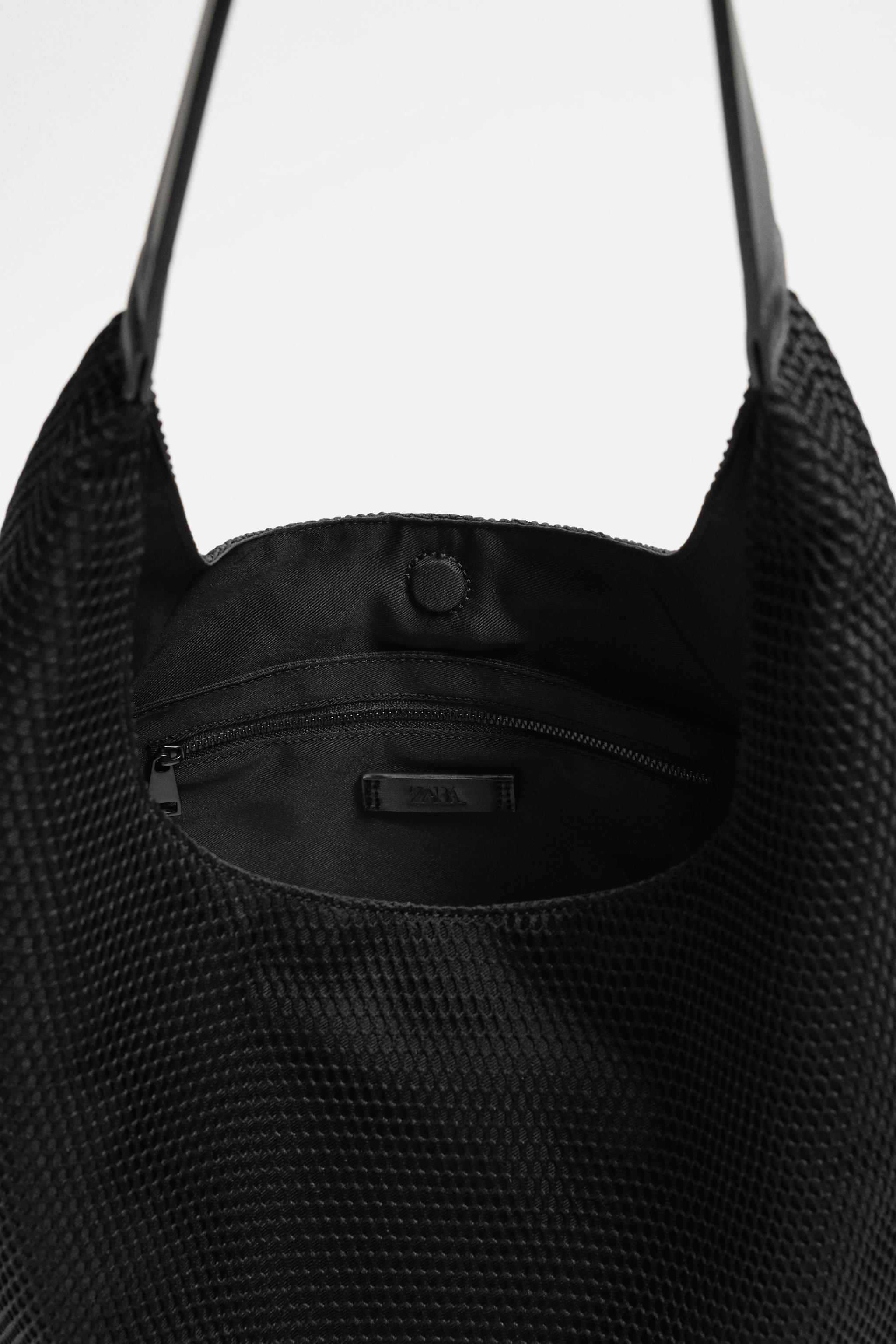 メッシュ ショッパーバッグ - ブラック | ZARA Japan / 日本