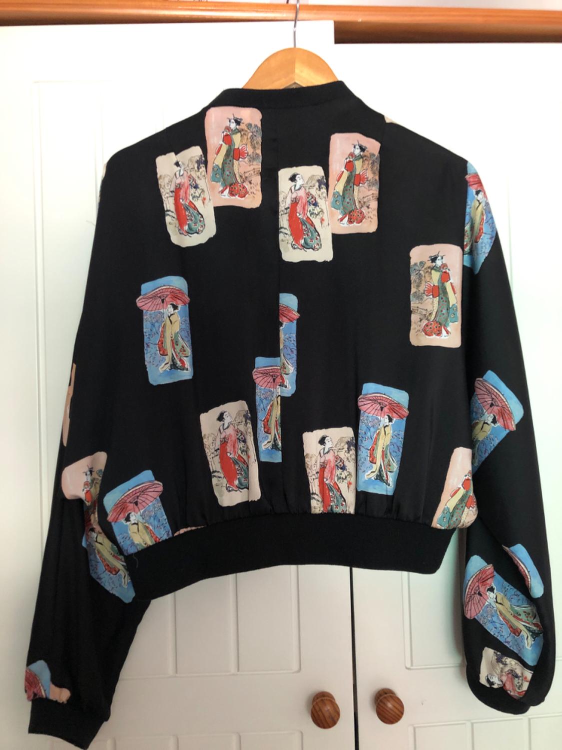 PRINTED BOMBER JACKET - Image 3