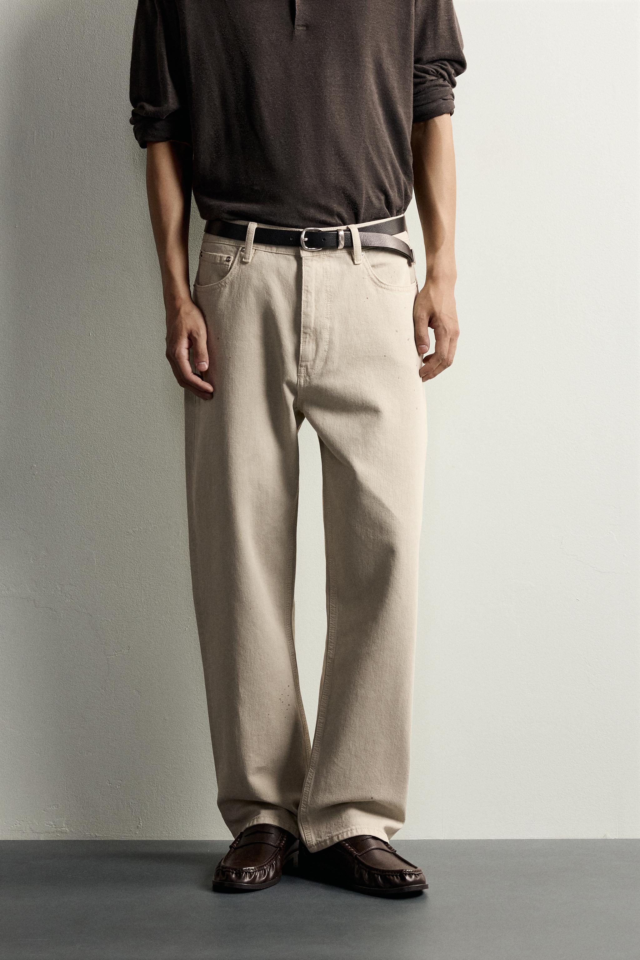 Мужские джинсы Zara RELAXED FIT JEANS — фото 2