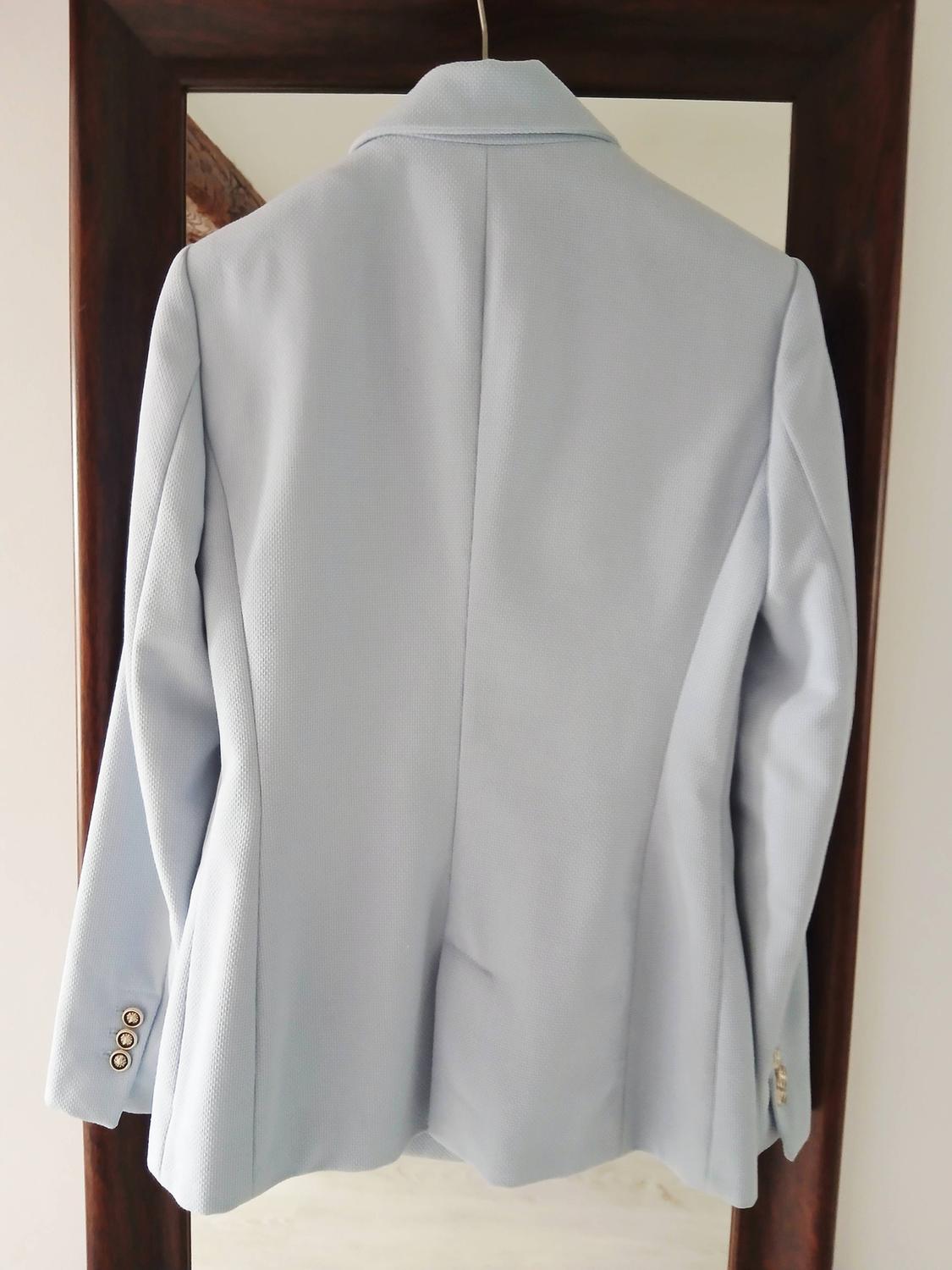 FITTED DOUBLE-BREASTED BLAZER - Image 2