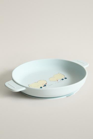 KIDS’ SILICONE CHICK PLATE — Blue 2