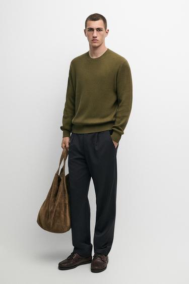 Zara Cotton blend ribbed knit sweater - 548 - Image 0