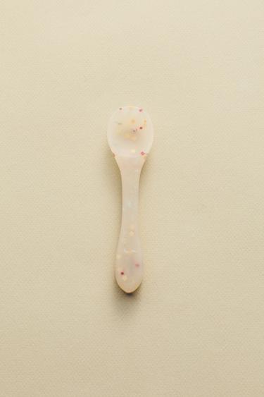 CHILDREN'S SILICONE CONFETTI SPOON - Multicoloured Zara