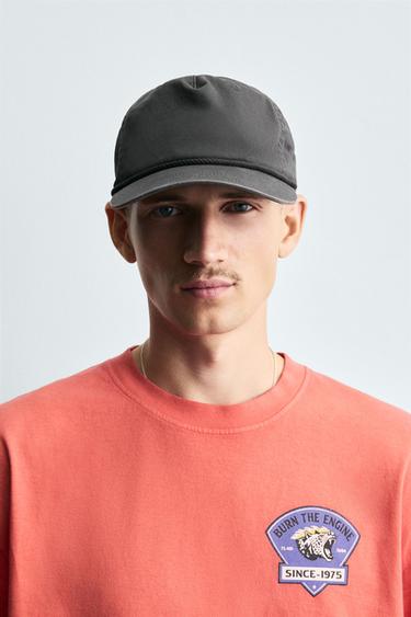 Zara WASHED CORD CAP - Petrol blue - Image 0