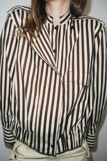 ZW COLLECTION STRIPED SHIRT - striped by Zara