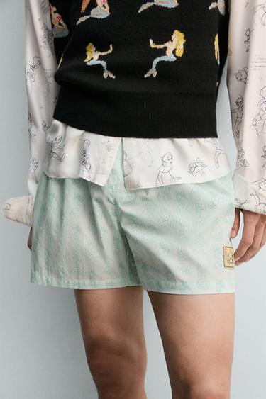 بوكسر الدب الصغير بيتر بان هاري لامبرت لزارا X ديزني - سماوي الخاص بـ Zara - صورة 0