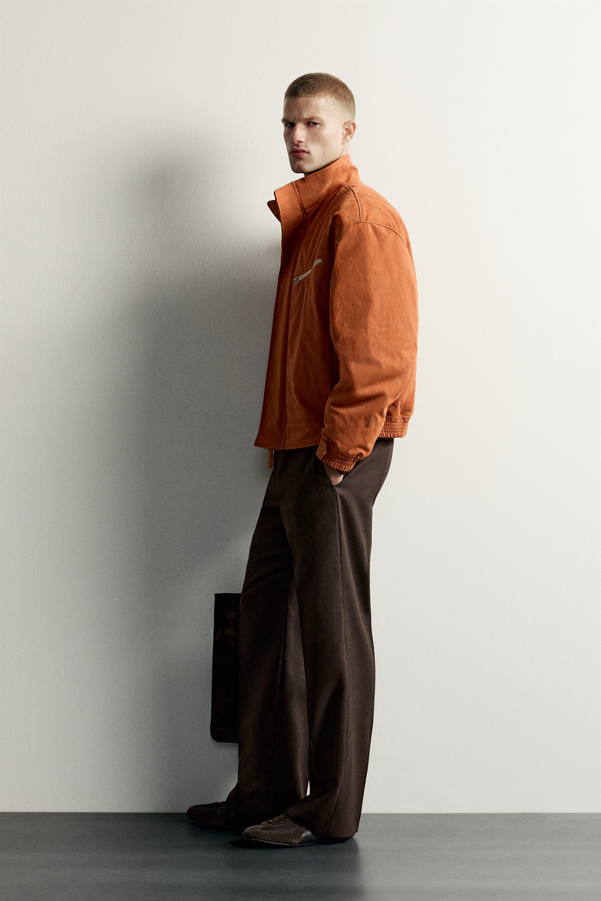 RELAXED FIT JACKET WITH CONTRAST ZIPPERS