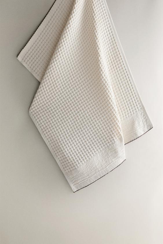 TORCHON WAFFLE - Écru de Zara - Image 0