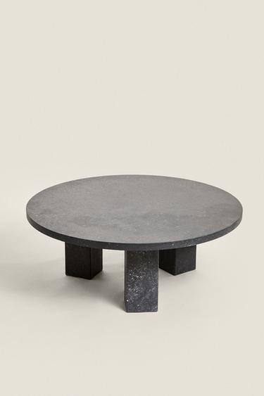 TABLE BASSE PIERRE CALCAIRE LIMITED EDITION - Noir de Zara - Image 1