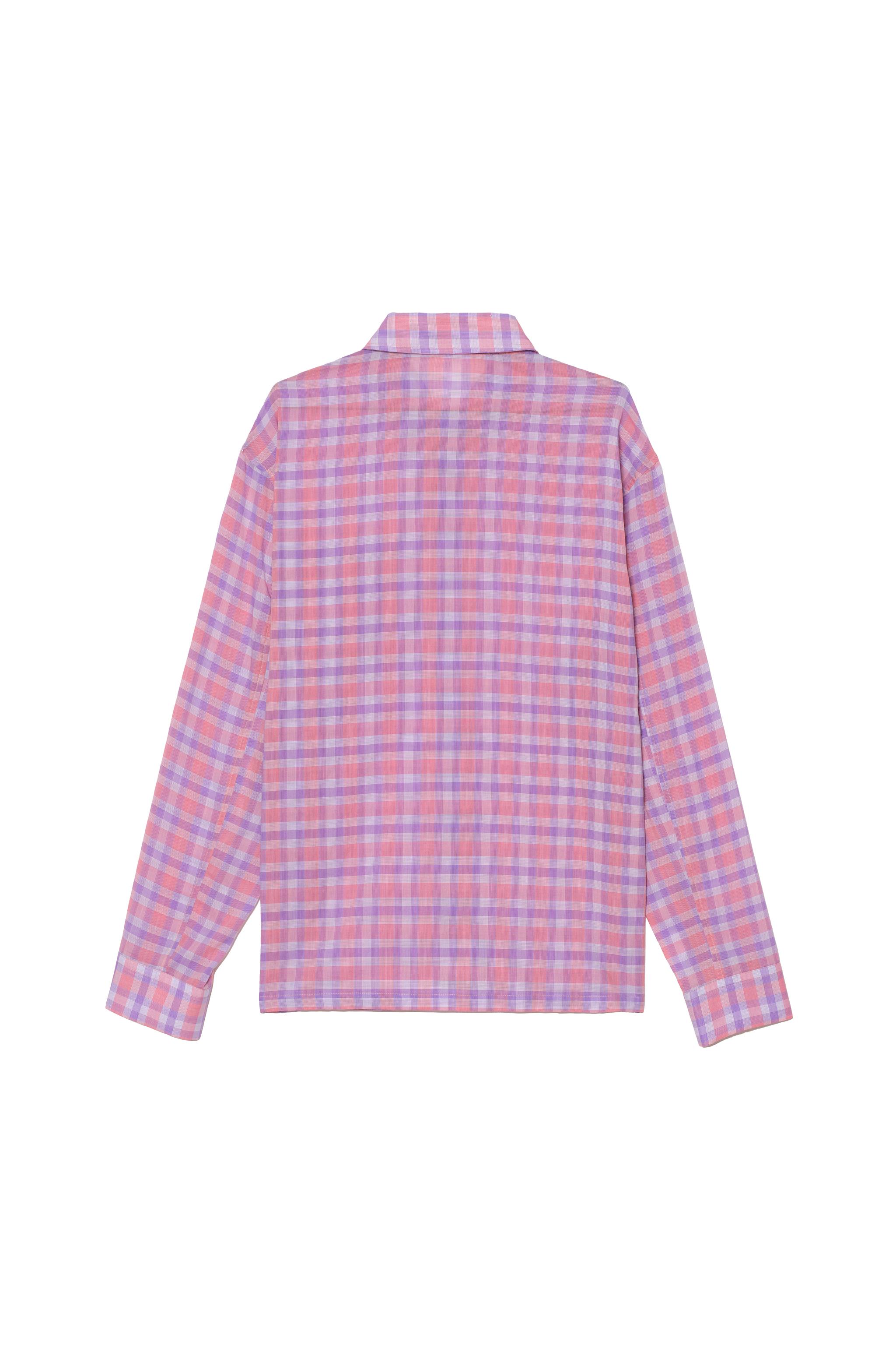 Мужские рубашки Zara RELAXED FIT CHECK SHIRT — фото 4