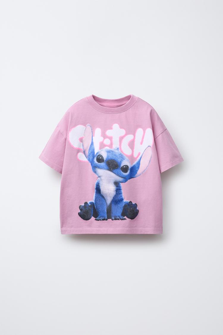 Stitch Tee Shirt Disney Femme Zara T-SHIRT IMPRIMÉ LILO STITCH