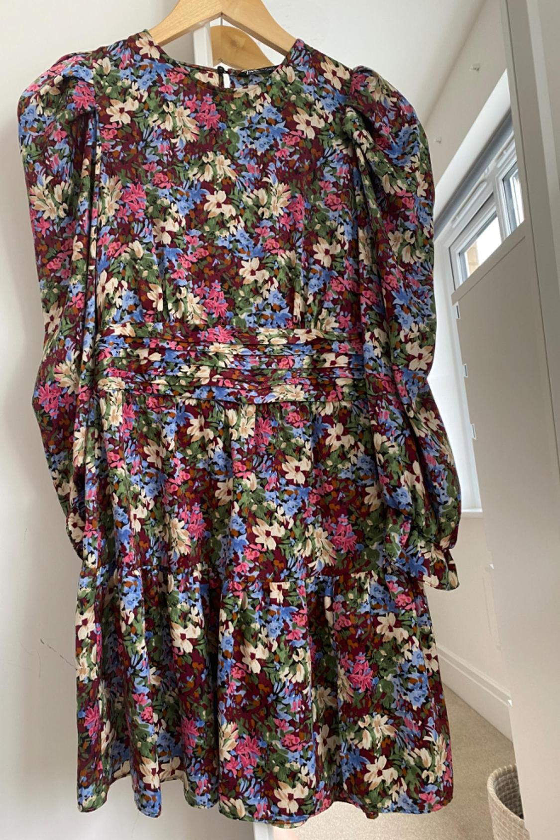 PRINTED MINI DRESS