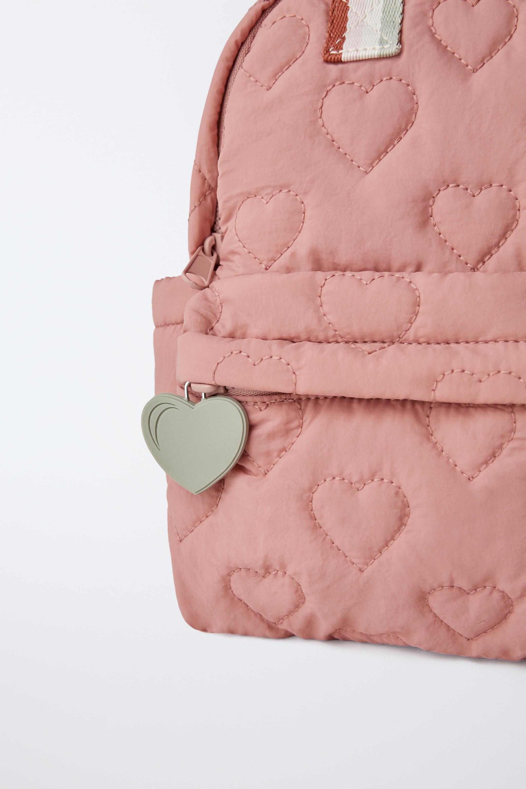 zara kids ハートバックパック HEARTS BACKPACK - Pink | ZARA United States
