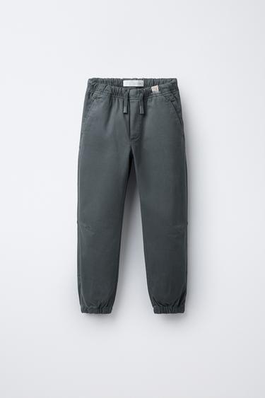 Pantaloni Sportivi In Pile Per Bambini - Jogger Con Tasche E Vita Elastica | 90% Cotone, 10% Poliestere - Foto 6