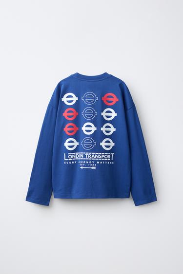 TRANSPORT FOR LONDON © PRINTED T-SHIRT - Blue by Zara