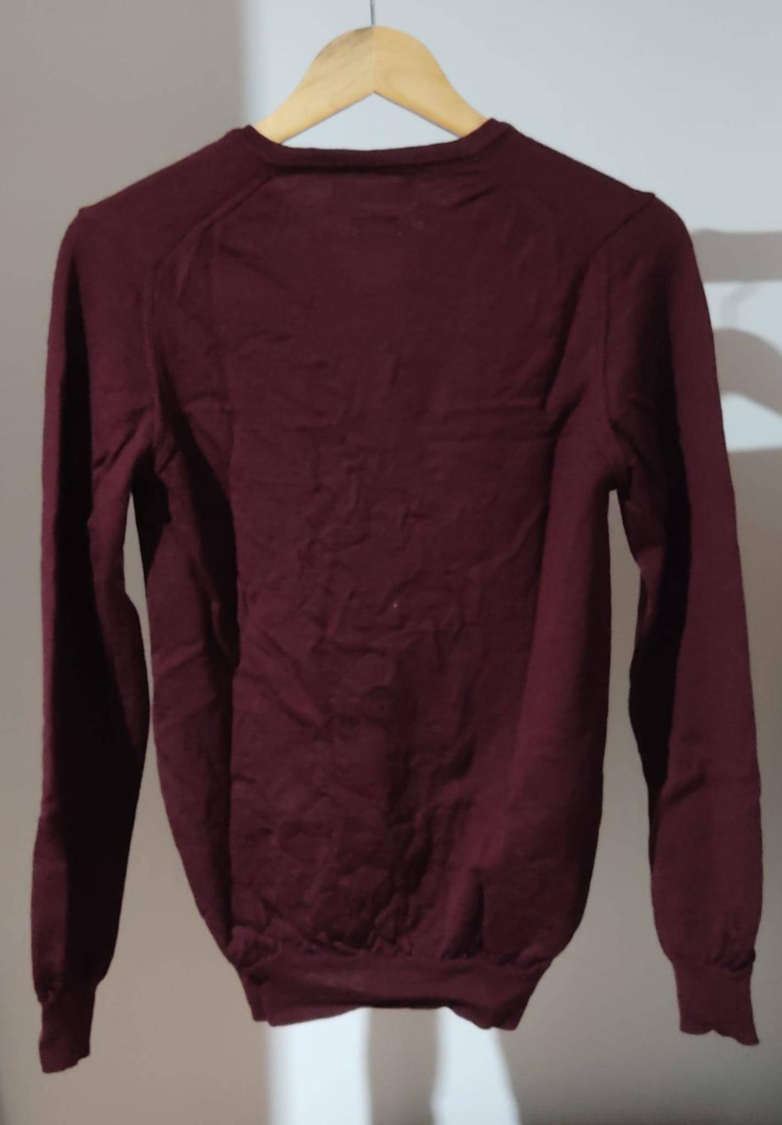 CAMISOLA EM V BOURDEAUX FINE WOOL - Image 2