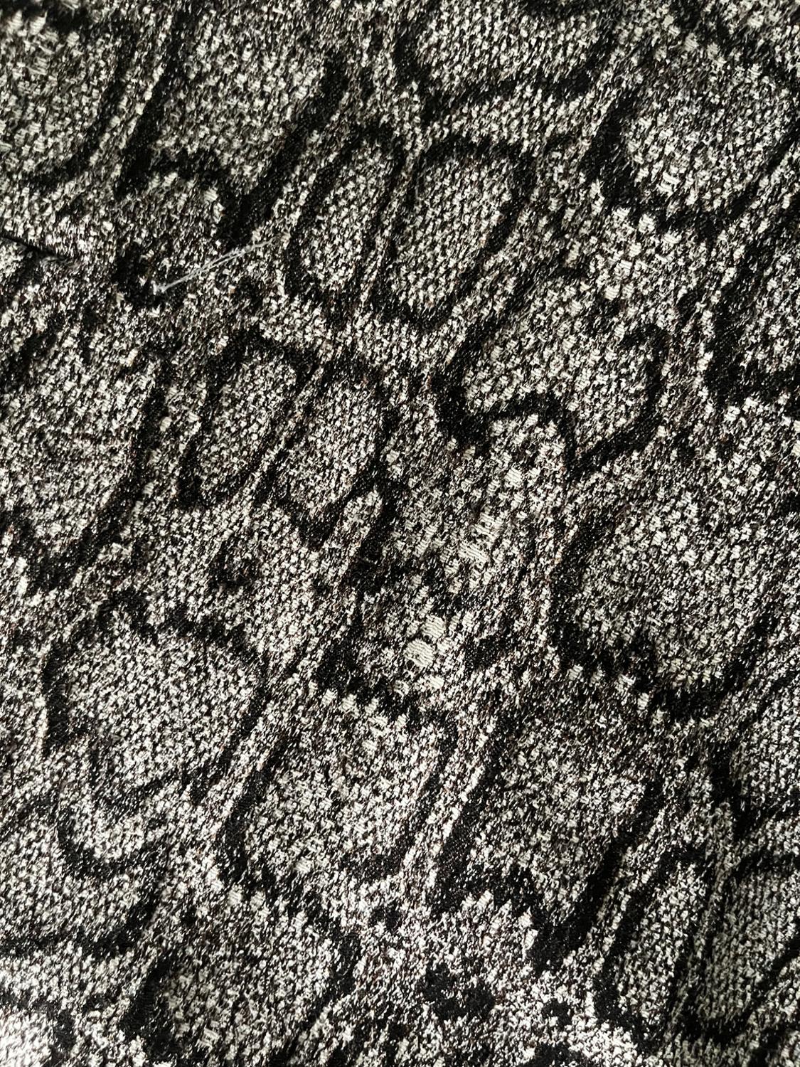 SNAKESKIN PRINT JACQUARD DRESS - Image 4