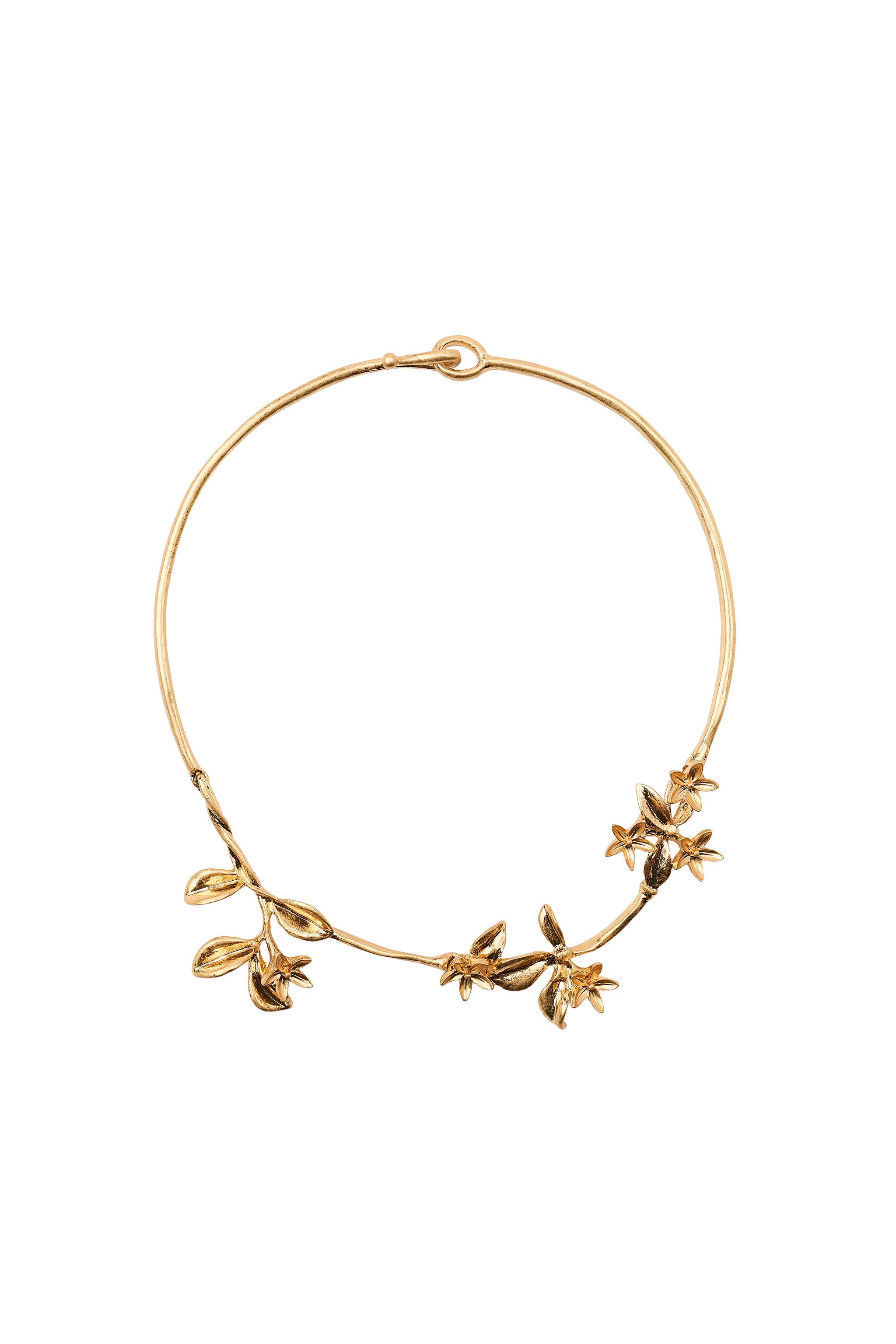 FLORAL CHOKER NECKLACE - Golden | ZARA United States display picture 1