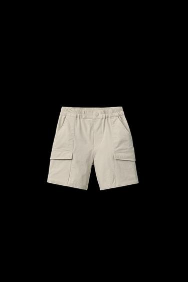 BERMUDASHORTS AUS FUNKTIONSSTOFF - Eis von Zara - Bild 0