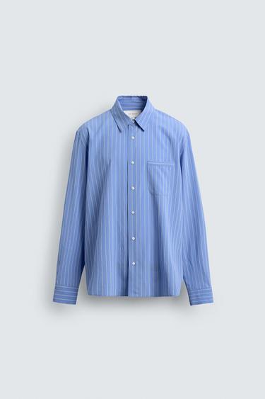 STRIPED SHIRT WITH POCKET - 981 by Zara