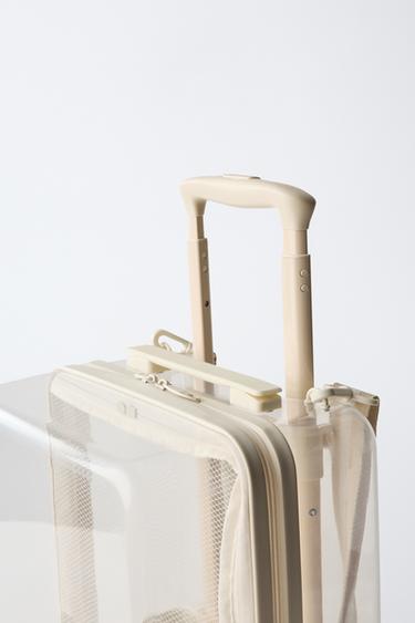 TRANSPARENT TRAVEL SUITCASE - Ecru White by Zara - Image 2