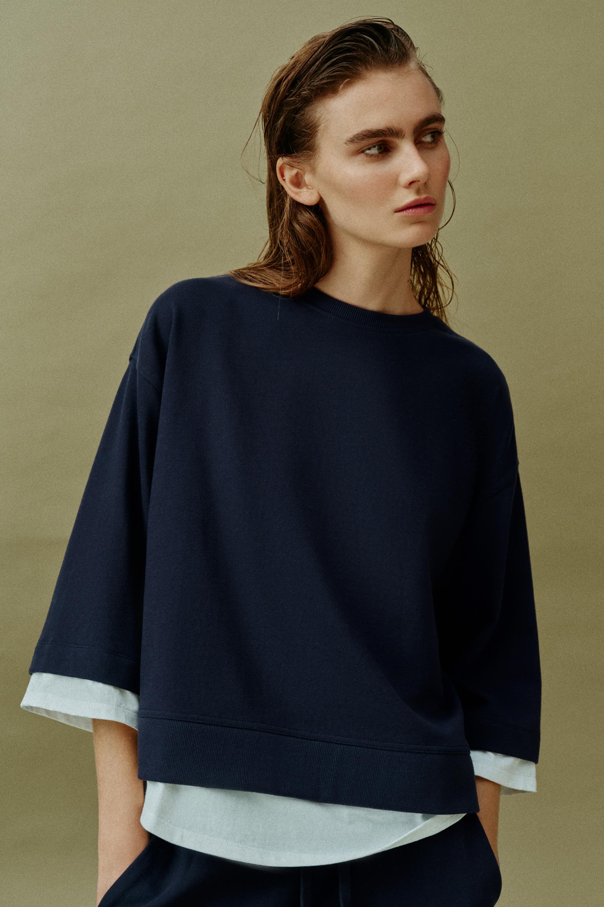 SWEAT BIMATIÈRE MANCHES LONGUES