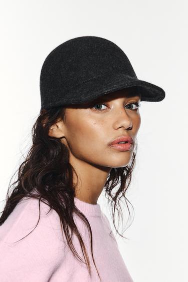 100% WOOL STRUCTURED CAP — Gray 2