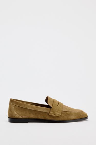 MOCASÍN SERRAJE - Marrón de Zara