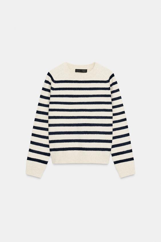 STRIPED KNIT JUMPER