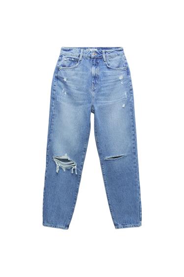 Z1975 RIPPED MOM JEANS