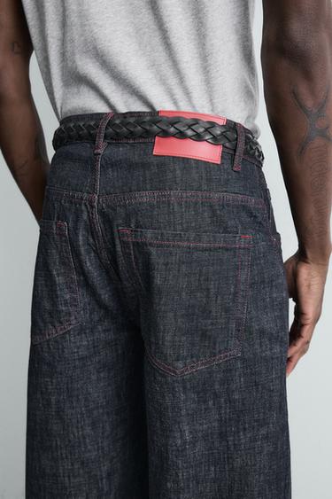 BALLOON FIT JEANS - Indigo by Zara - Image 6