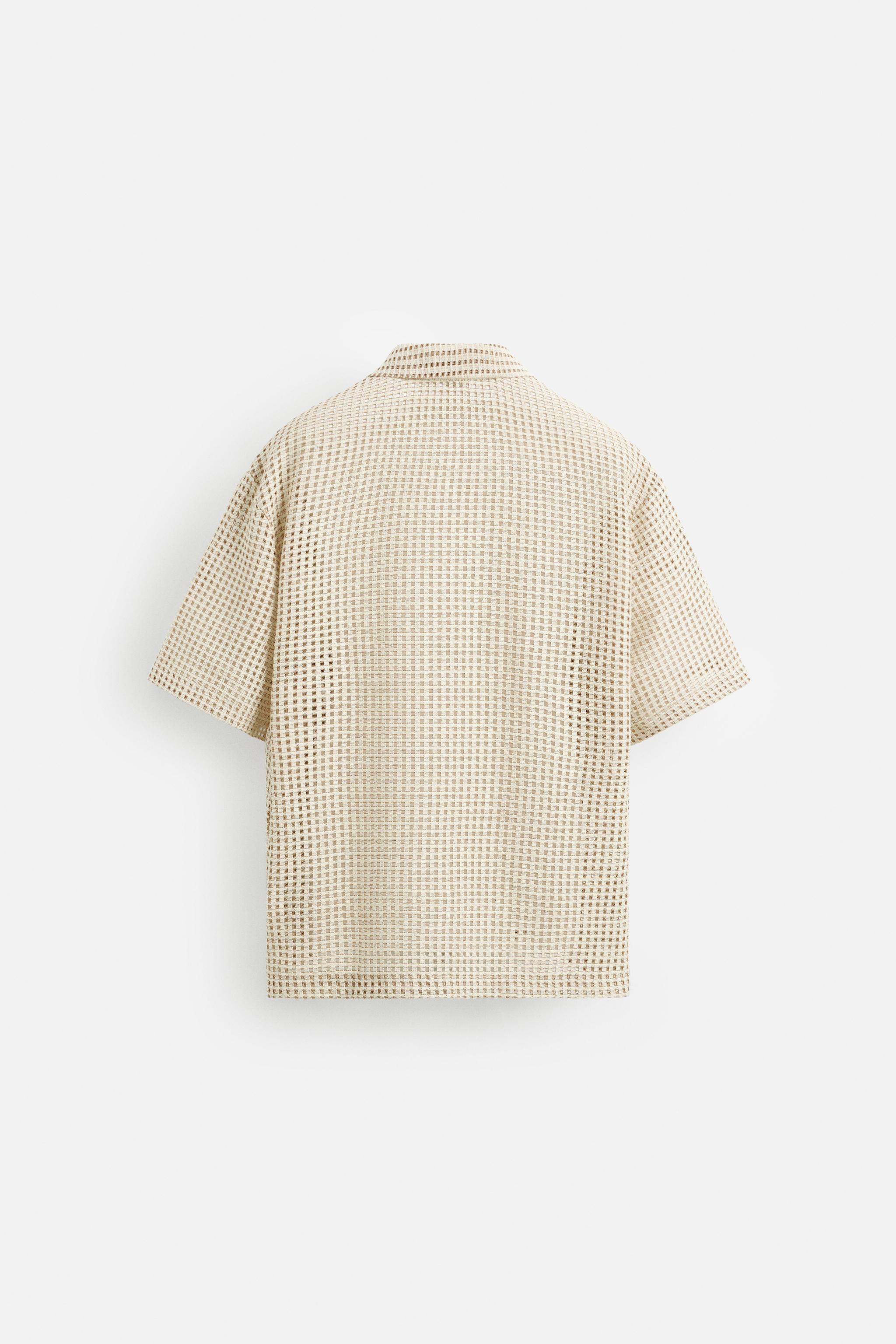 OPEN JACQUARD SHIRT