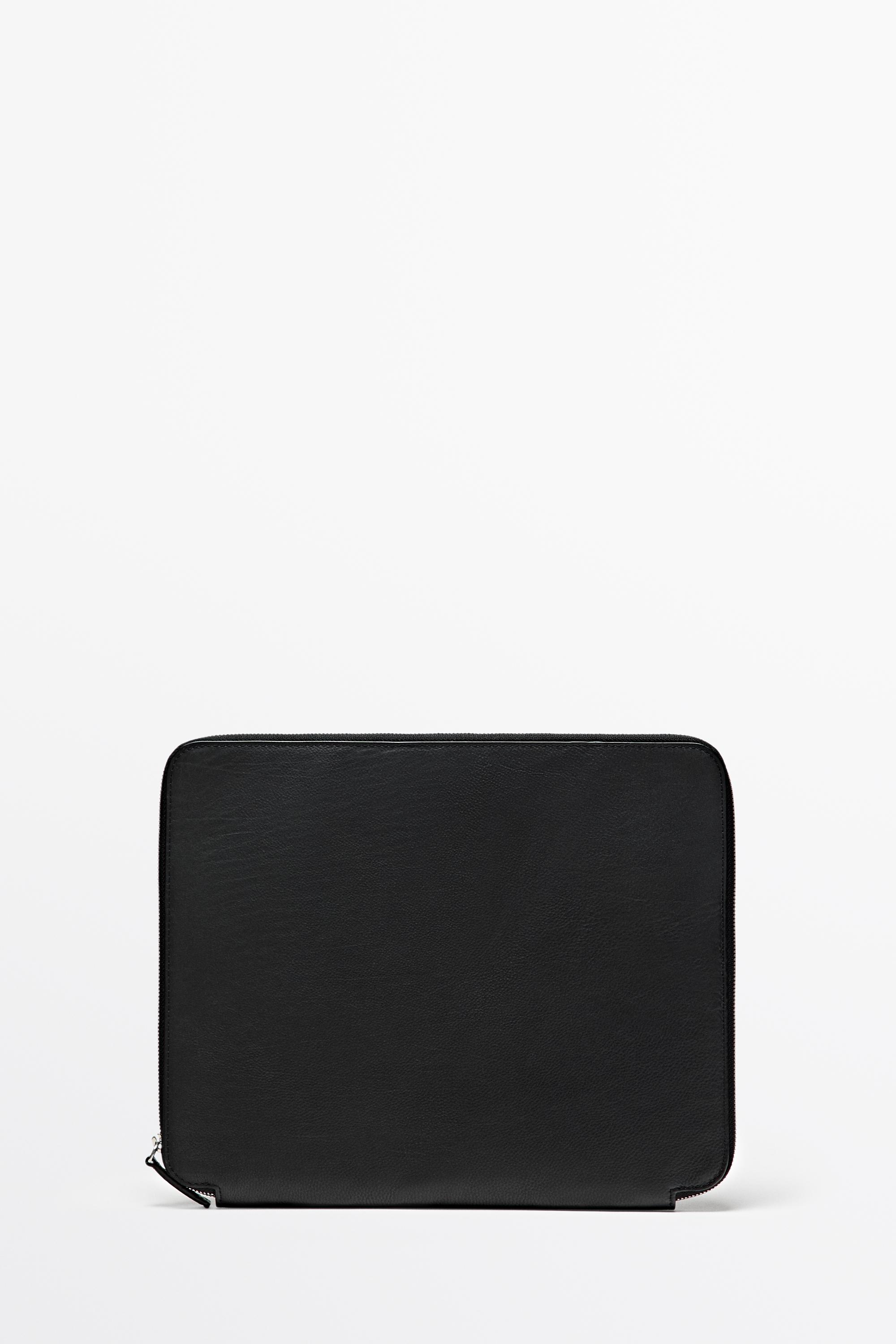 Nappa leather L pouch bag - Black | ZARA Canada