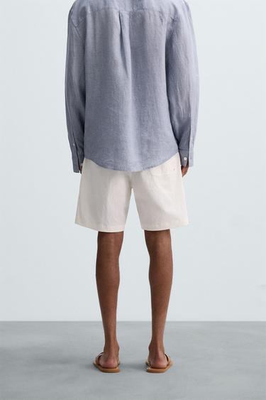 LONG SWIMMING TRUNKS - Oyster-white by Zara - Image 2