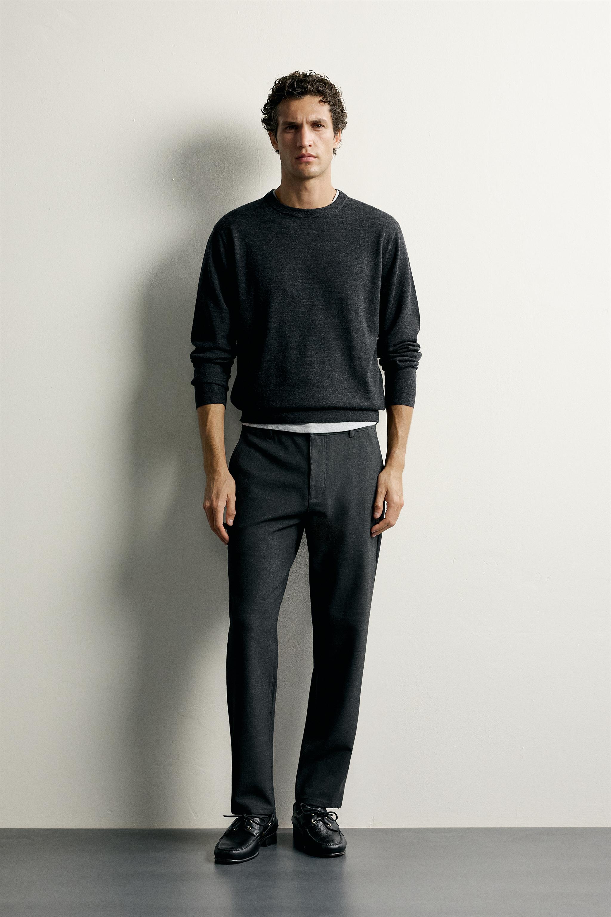 COMFORT STRUCTURED CHINO PANTS