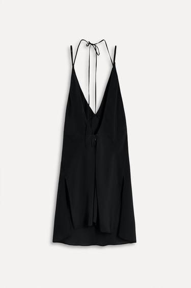 HAUT À OUVERTURES 100 % SOIE 50E ANNIVERSAIRE - Noir de Zara - Image 2