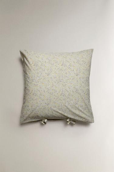 KIDS' FLORAL PILLOWCASE — Lime green 2