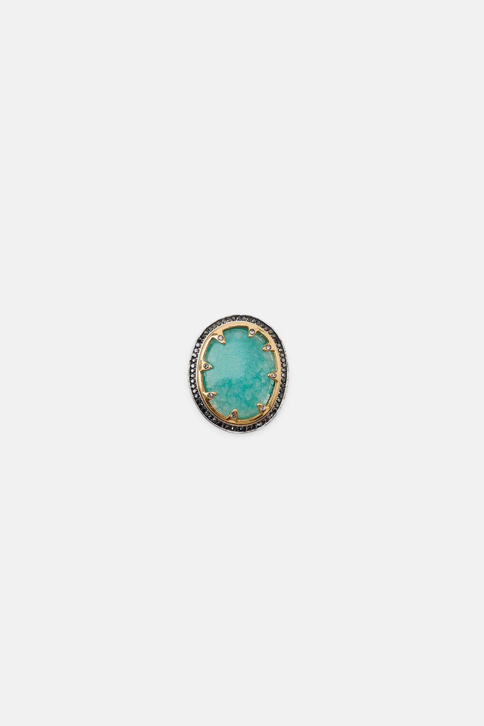 BAGUE PIERRE ET STRASS