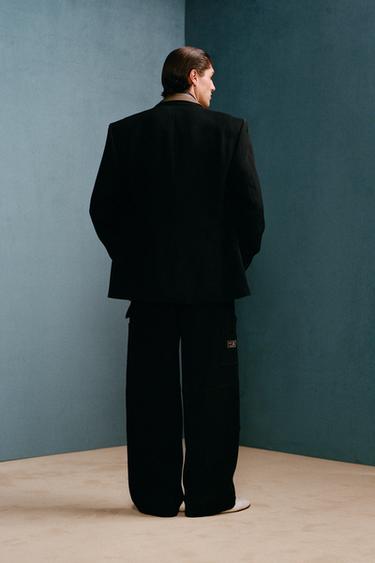 BLAZER COSTUME VISCOSE WILLY CHAVARRIA X ZARA - Bleu marine de Zara - Image 2