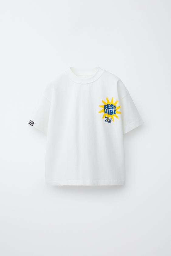 CAMSETA ESTAMPADO SURFER - Blanco de Zara - Imagen 0