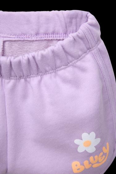 BLUEY © LUDO STUDIO STRIPE JOGGERS AND T-SHIRT SET - Mauve by Zara