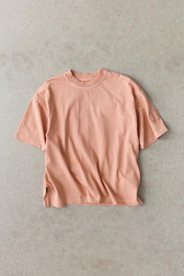 GARMENT DYE T-SHIRT - Orange by Zara