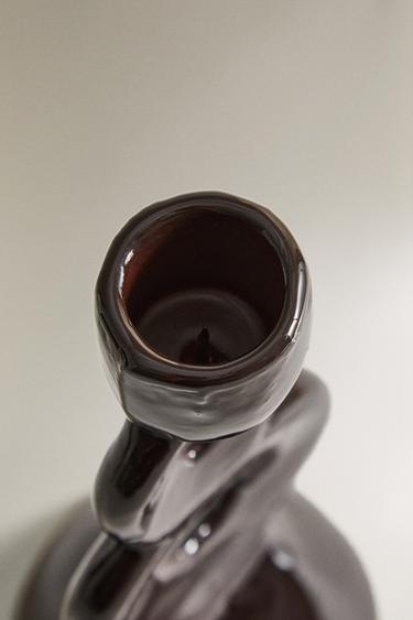 BOUGEOIR CÉRAMIQUE - Noir de Zara - Image 3