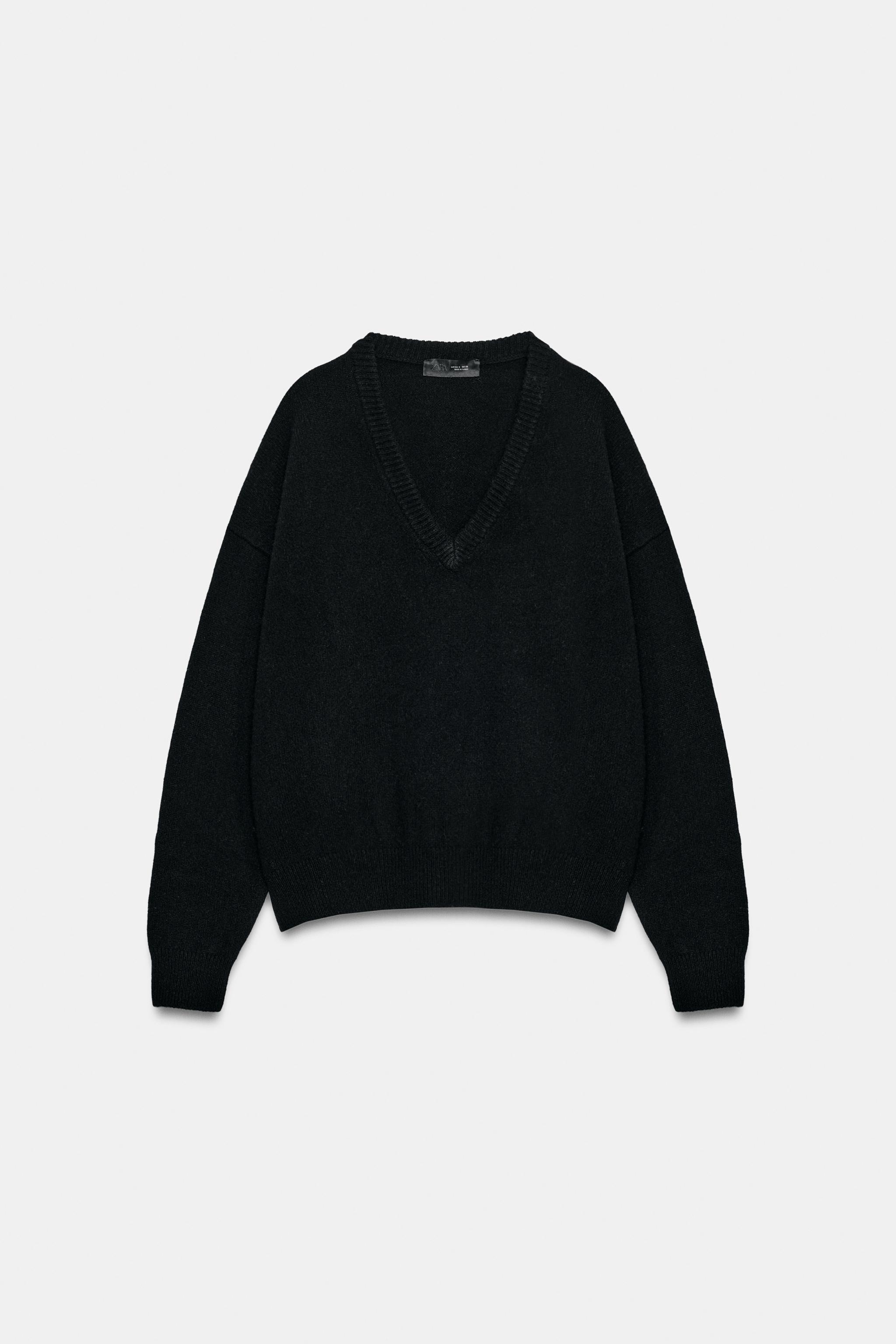WOOL CASHMERE V-NECK JUMPER
