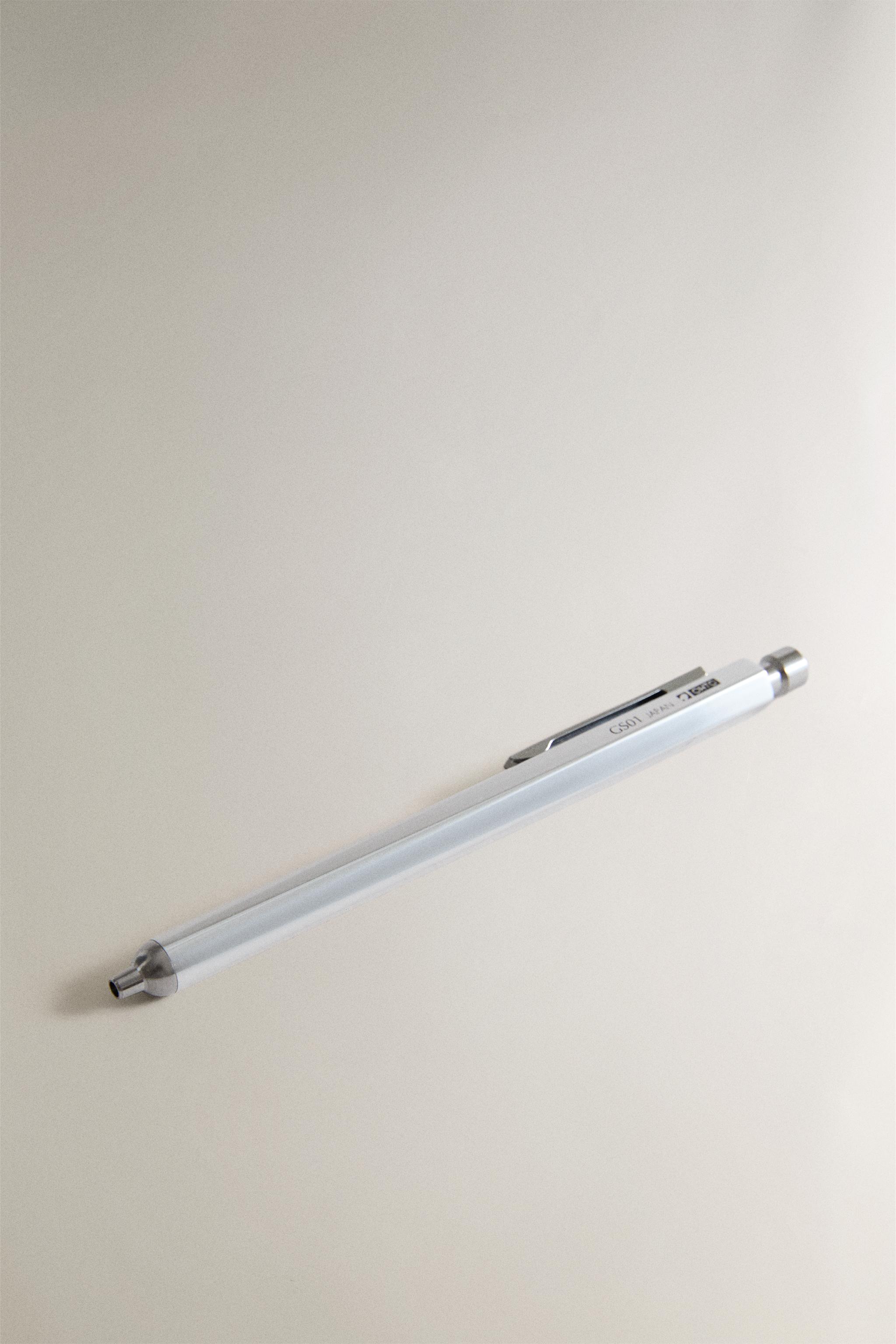 OHTO ALUMINUM AND BRASS PEN — Silver